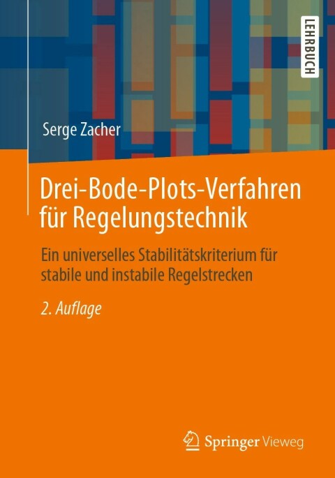Cover image for book Drei-Bode-Plots-Verfahren für Regelungstechnik