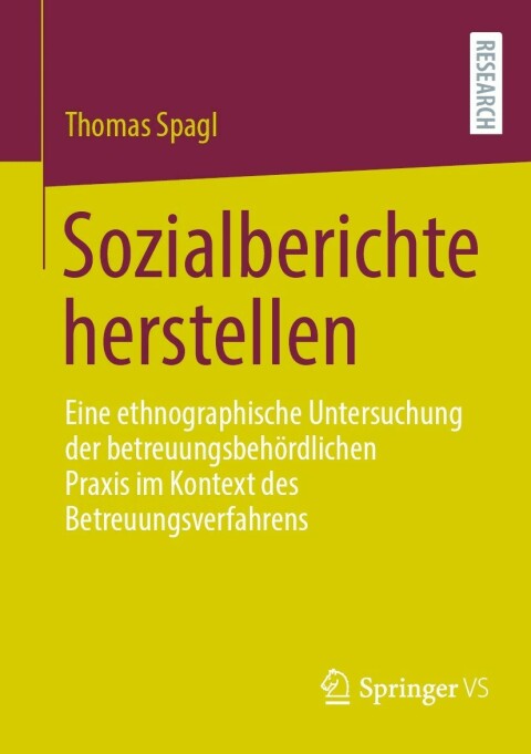 Cover image for book Sozialberichte herstellen