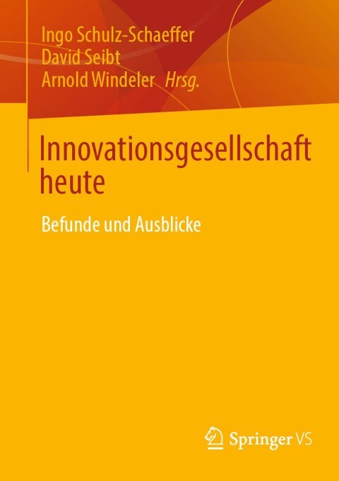 Cover image for book Innovationsgesellschaft heute