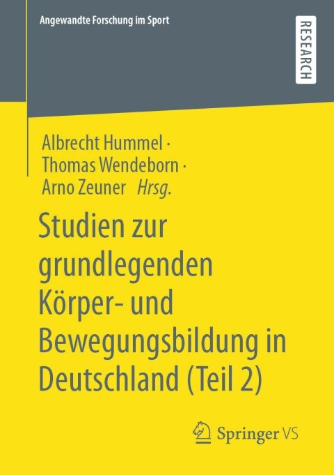 Cover image for book Studien zur grundlegenden Körper- und Bewegungsbildung in Deutschland (Teil 2)
