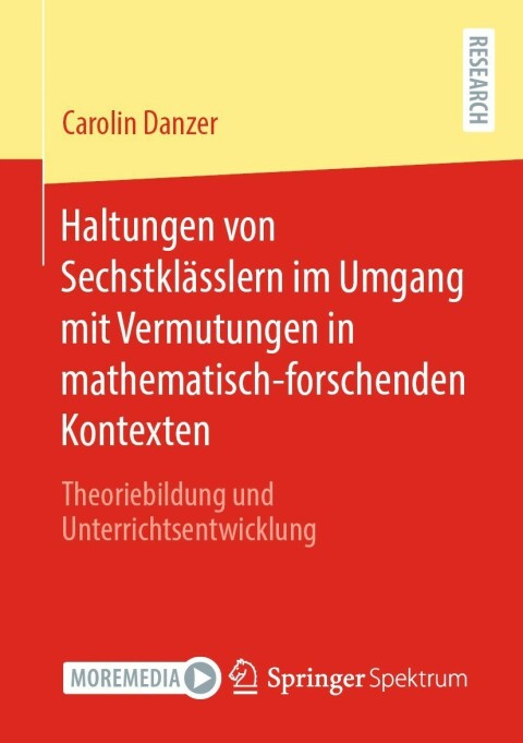 Cover image for book Haltungen von Sechstklässlern im Umgang mit Vermutungen in mathematisch-forschenden Kontexten
