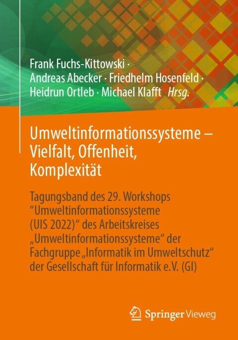 Cover image for book Umweltinformationssysteme – Vielfalt, Offenheit, Komplexität