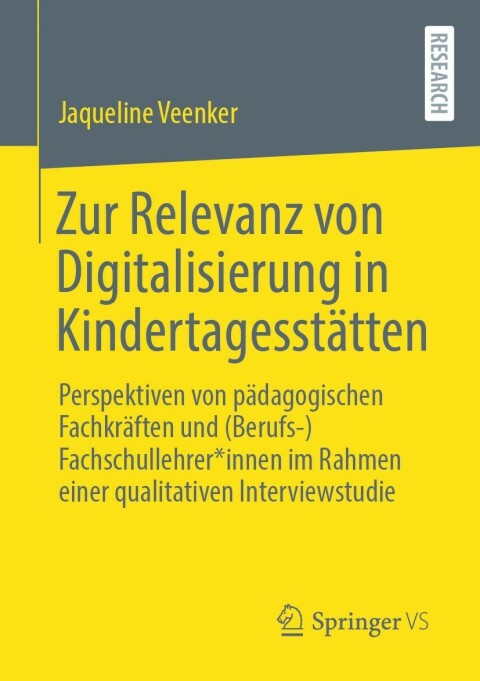 Cover image for book Zur Relevanz von Digitalisierung in Kindertagesstätten