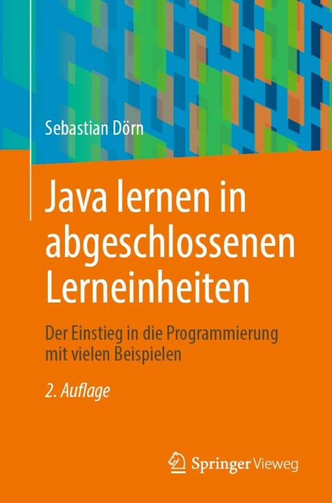 Cover image for book Java lernen in abgeschlossenen Lerneinheiten