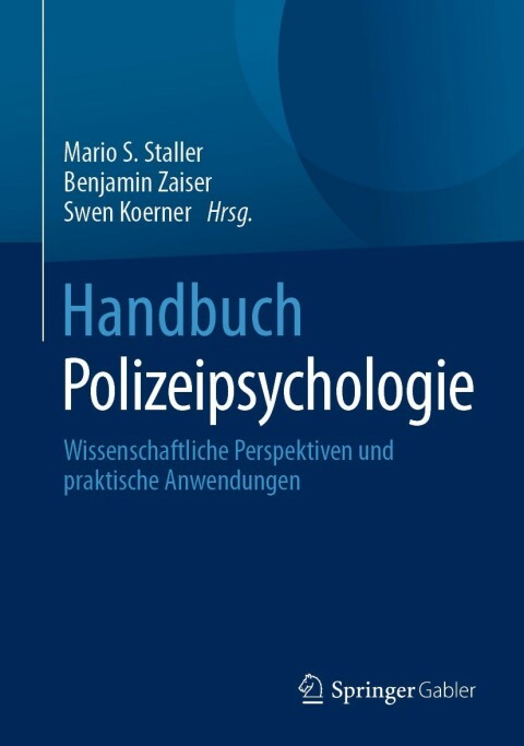 Cover image for book Handbuch Polizeipsychologie