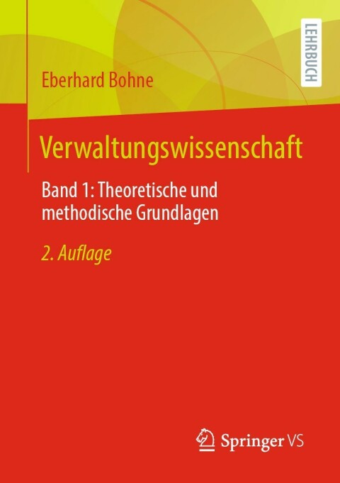 Cover image for book Verwaltungswissenschaft