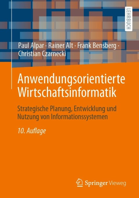 Cover image for book Anwendungsorientierte Wirtschaftsinformatik
