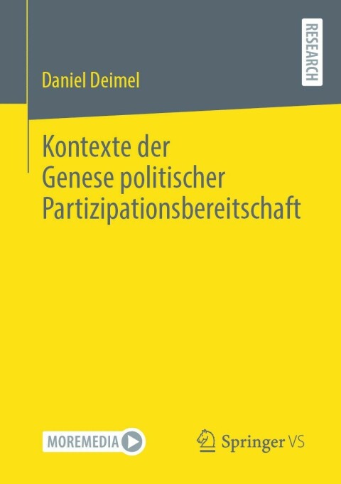 Cover image for book Kontexte der Genese politischer Partizipationsbereitschaft