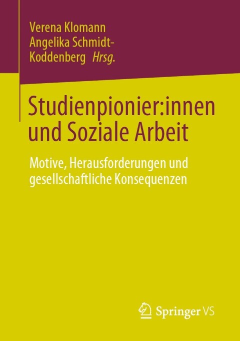 Cover image for book Studienpionier:innen und Soziale Arbeit
