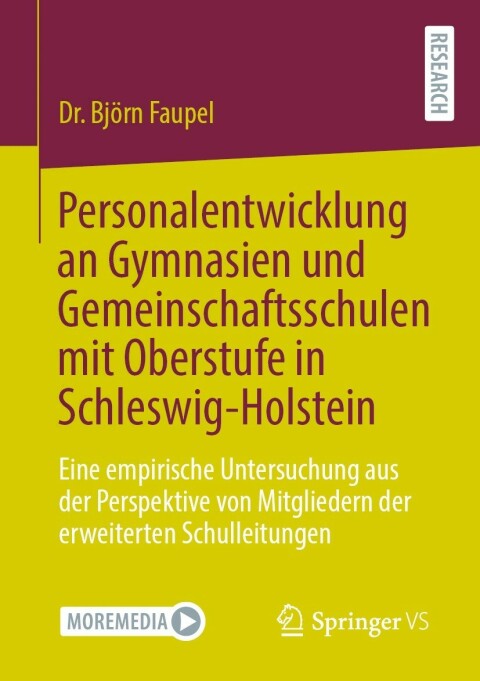 Cover image for book Personalentwicklung an Gymnasien und Gemeinschaftsschulen mit Oberstufe in Schleswig-Holstein