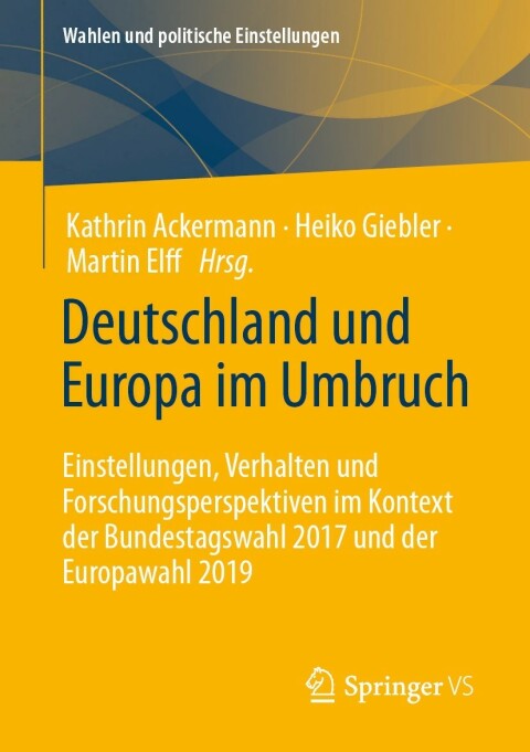 Cover image for book Deutschland und Europa im Umbruch