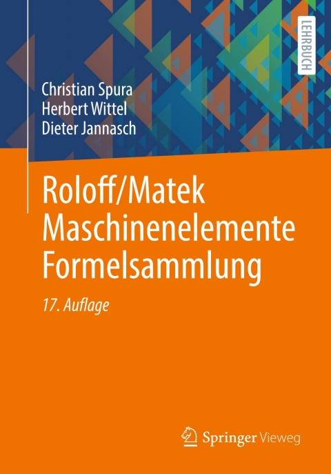 Roloff/Matek Maschinenelemente Formelsammlung 