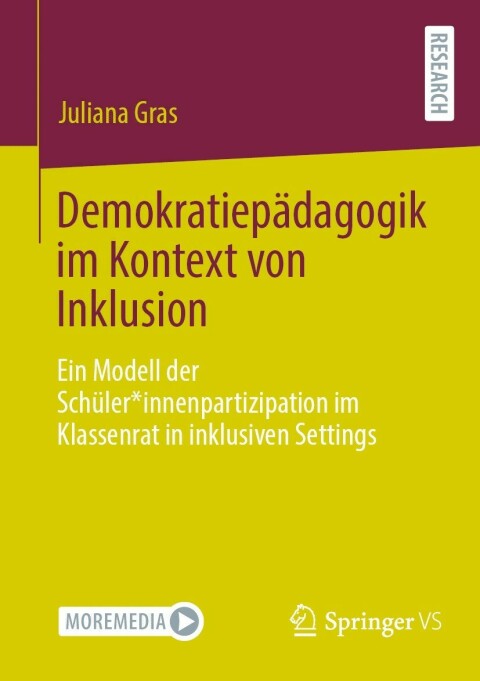 Cover image for book Demokratiepädagogik im Kontext von Inklusion