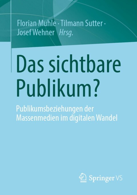 Cover image for book Das sichtbare Publikum?