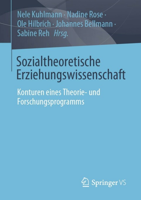 Cover image for book Sozialtheoretische Erziehungswissenschaft