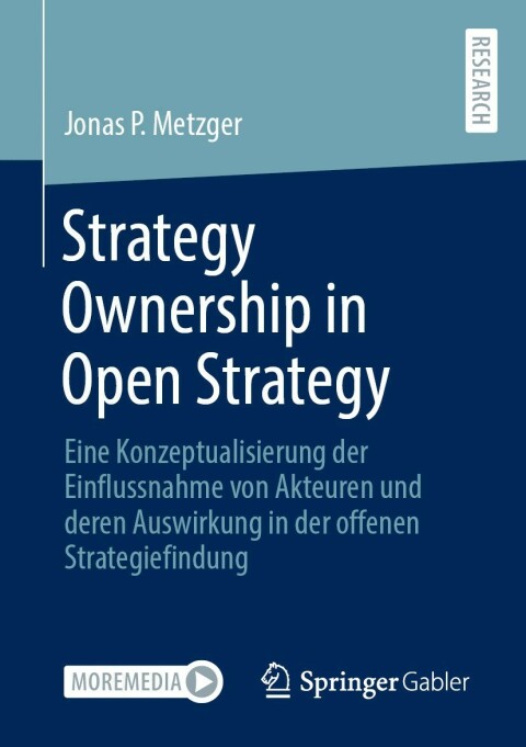 Cover image for book Strategy Ownership in Open Strategy