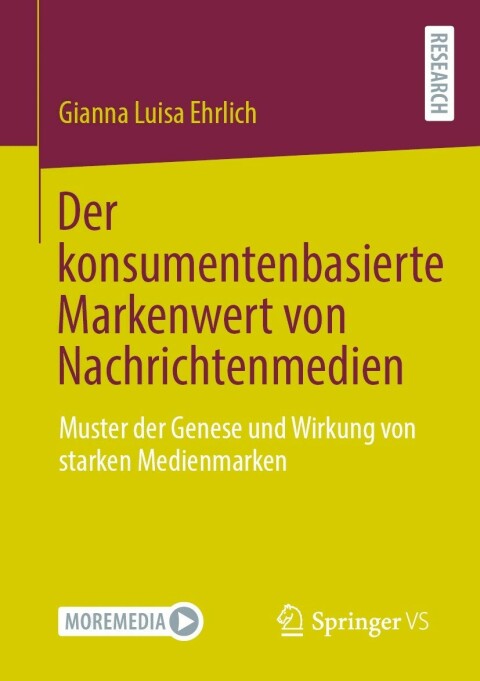 Cover image for book Der konsumentenbasierte Markenwert von Nachrichtenmedien