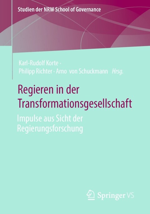 Cover image for book Regieren in der Transformationsgesellschaft
