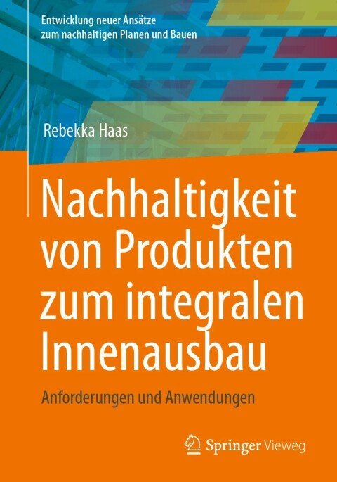 Cover image for book Nachhaltigkeit von Produkten zum integralen Innenausbau