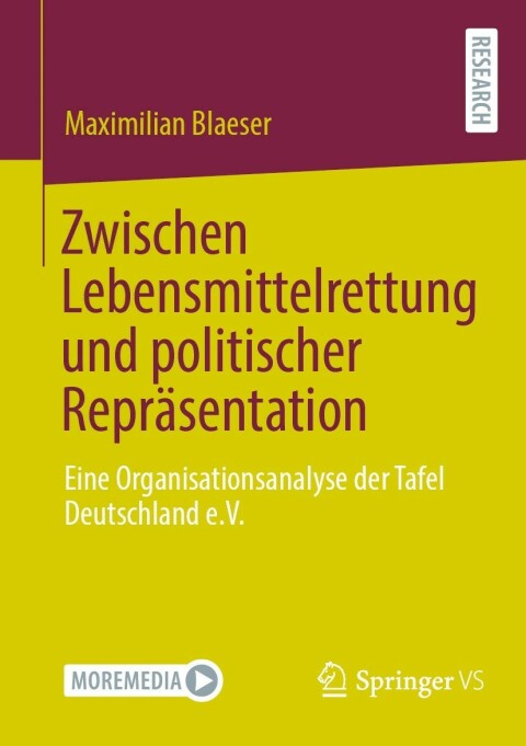 Cover image for book Zwischen Lebensmittelrettung und politischer Repräsentation