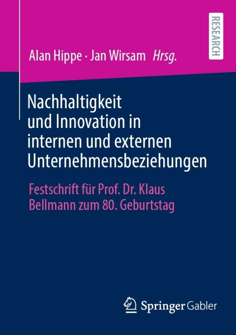 Cover image for book Nachhaltigkeit und Innovation in internen und externen Unternehmensbeziehungen