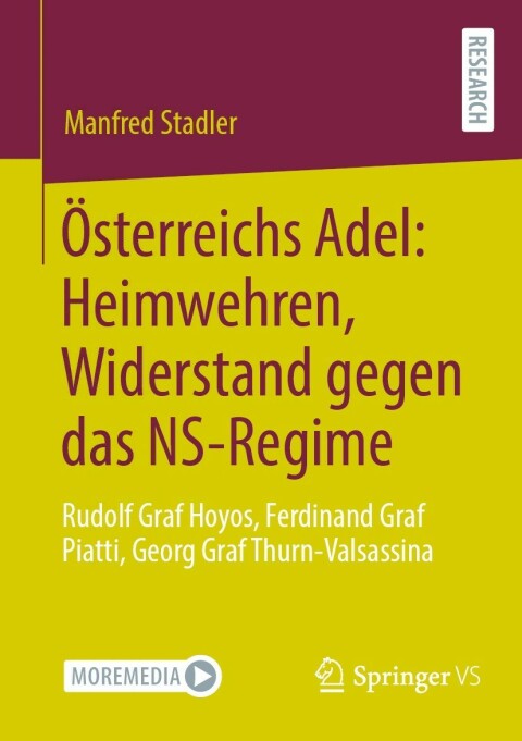 Cover image for book Österreichs Adel: Heimwehren, Widerstand gegen das NS-Regime