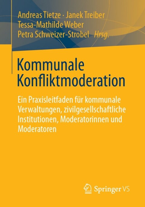 Cover image for book Kommunale Konfliktmoderation