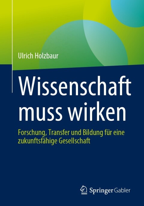 Cover image for book Wissenschaft muss wirken