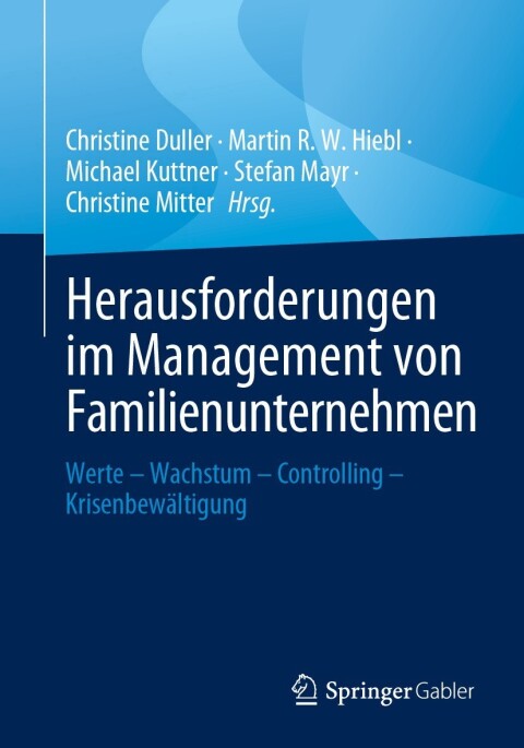 Cover image for book Herausforderungen im Management von Familienunternehmen
