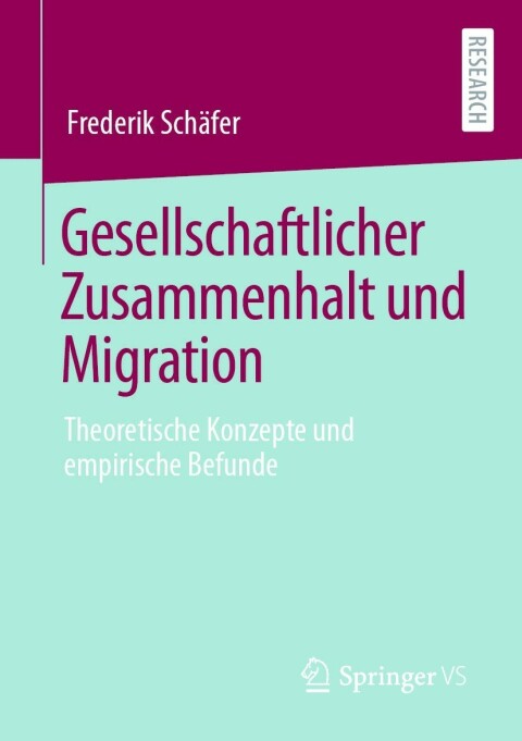Cover image for book Gesellschaftlicher Zusammenhalt und Migration