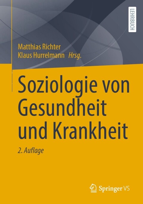 Cover image for book Soziologie von Gesundheit und Krankheit