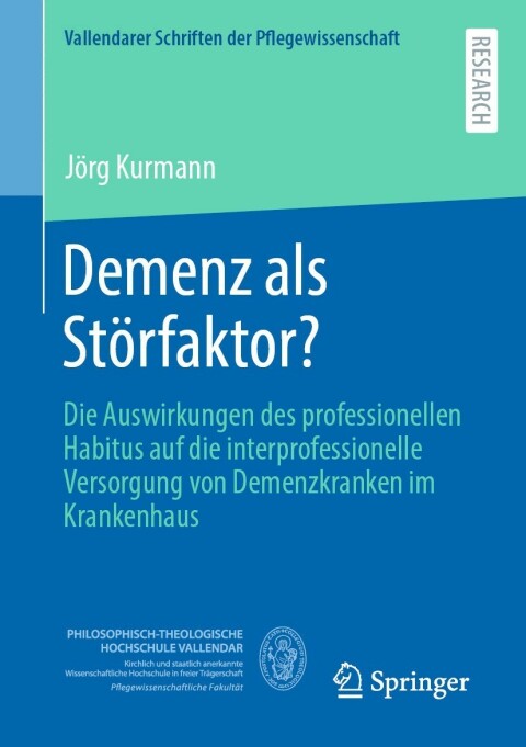 Cover image for book Demenz als Störfaktor?