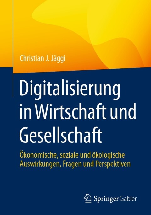 Cover image for book Digitalisierung in Wirtschaft und Gesellschaft