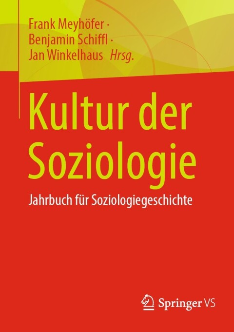 Cover image for book Kultur der Soziologie