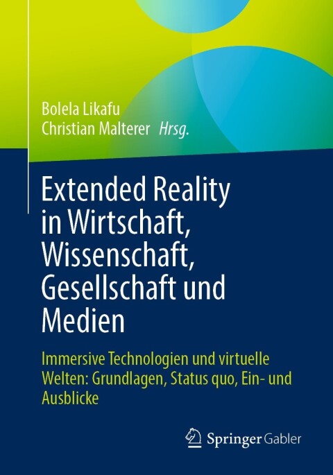 Cover image for book Extended Reality in Wirtschaft, Wissenschaft, Gesellschaft und Medien
