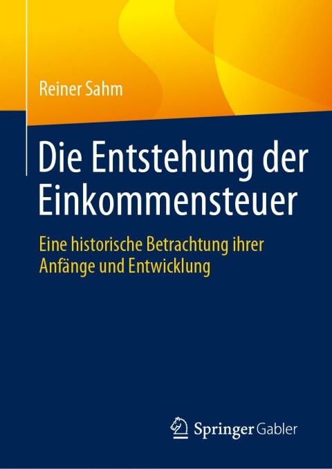 Cover image for book Die Entstehung der Einkommensteuer