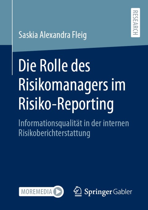 Cover image for book Die Rolle des Risikomanagers im Risiko-Reporting