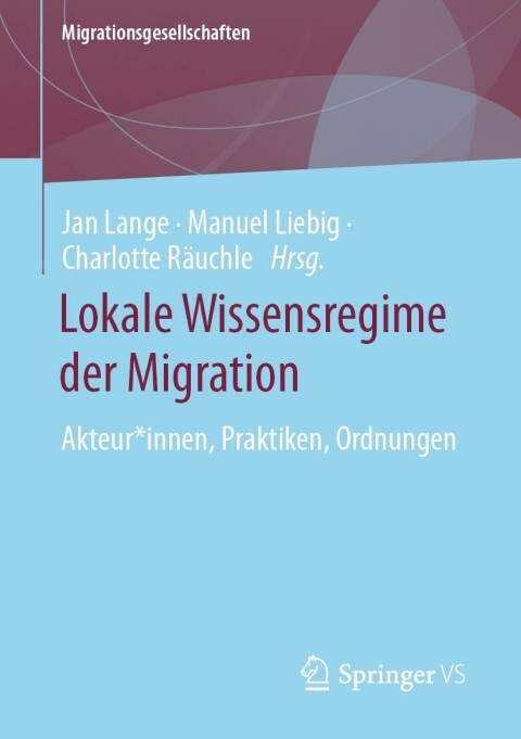 Cover image for book Lokale Wissensregime der Migration