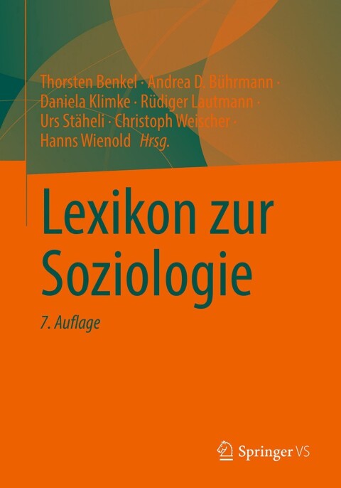 Cover image for book Lexikon zur Soziologie