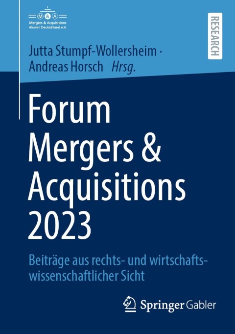 Cover image for book Forum Mergers & Acquisitions 2023
