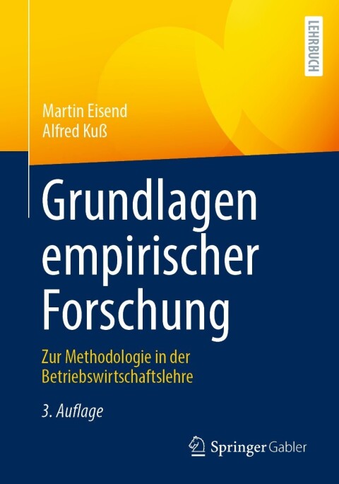 Cover image for book Grundlagen empirischer Forschung