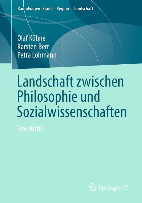 Cover image for book Landschaft zwischen Philosophie und Sozialwissenschaften
