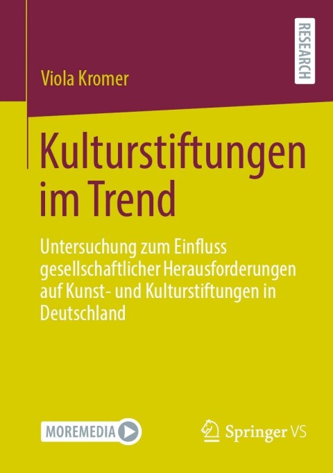 Cover image for book Kulturstiftungen im Trend