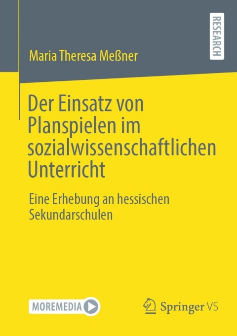 Cover image for book Der Einsatz von Planspielen im sozialwissenschaftlichen Unterricht