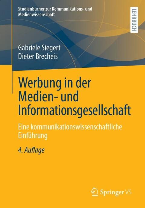Cover image for book Werbung in der Medien- und Informationsgesellschaft