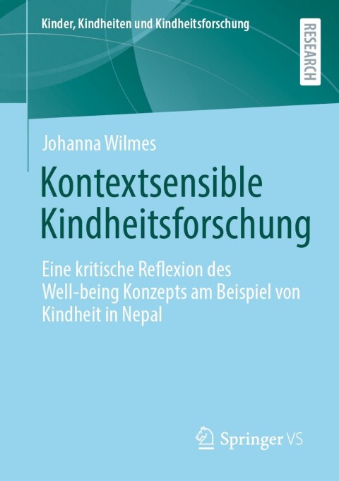 Cover image for book Kontextsensible Kindheitsforschung