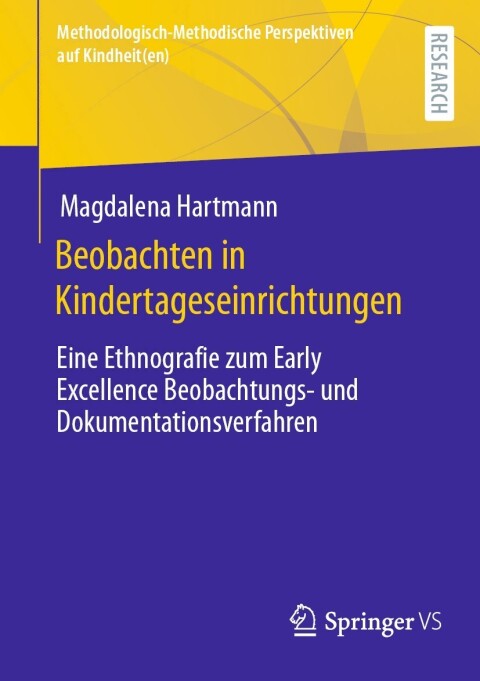 Cover image for book Beobachten in Kindertageseinrichtungen