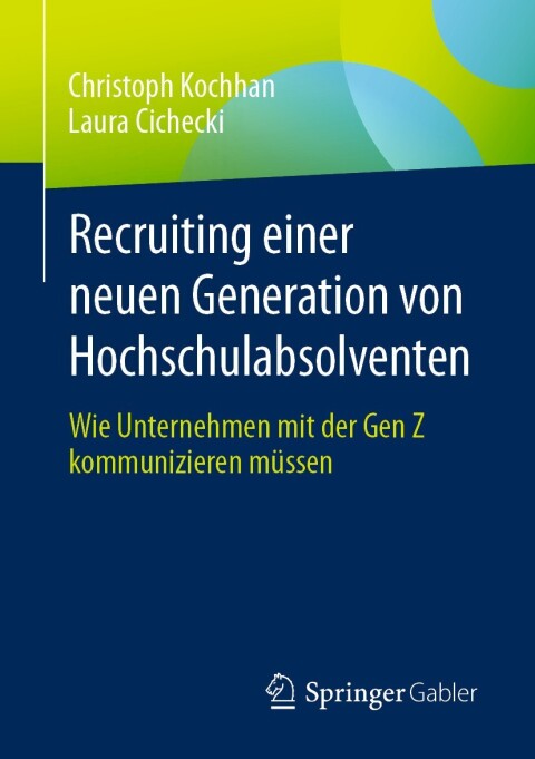 Cover image for book Recruiting einer neuen Generation von Hochschulabsolventen