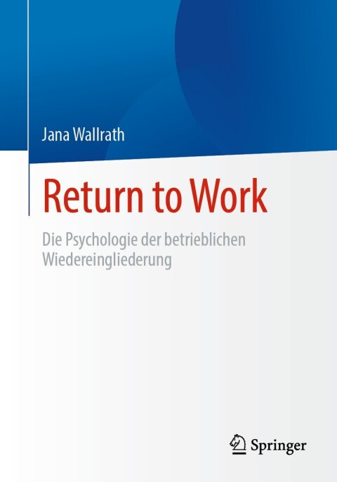 Cover image for book Return to Work