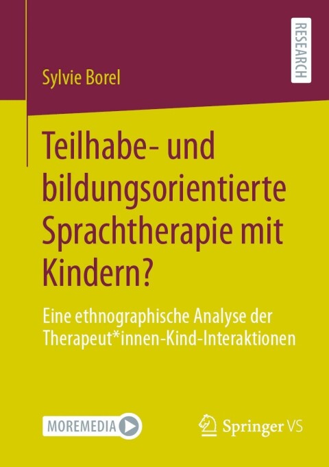 Cover image for book Teilhabe- und bildungsorientierte Sprachtherapie mit Kindern?